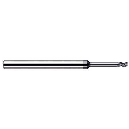 Harvey Tool 9/64 dia. x 0.22 in. x 1.1250 in. 1-1/8 Reach Carbide Square End Mill for Exotic Alloys, 4 Flutes 978309-C6